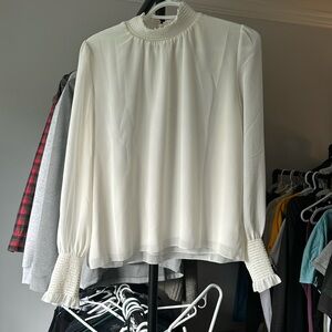White sheer Wilfred longsleeve